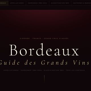 Screenshot Bordeaux Weine