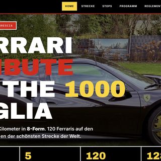Screenshot Ferrari Tribute 1000 Miglia
